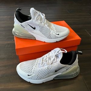 Nike Air Max 270 White/White/Black size 10